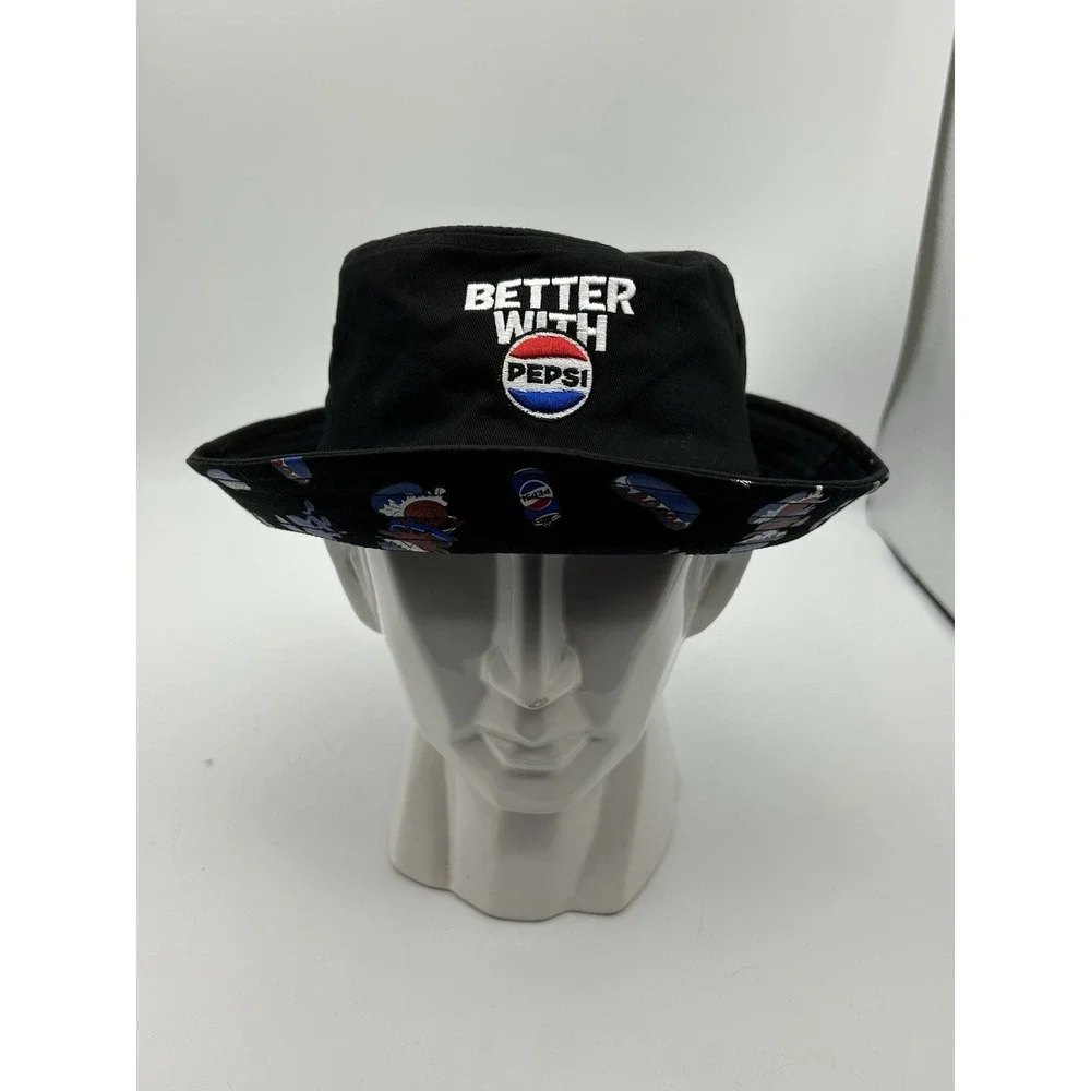 RARE Reversible Better With Pepsi Bucket Hat Cookout Hot Dogs Burgers Spatula‎